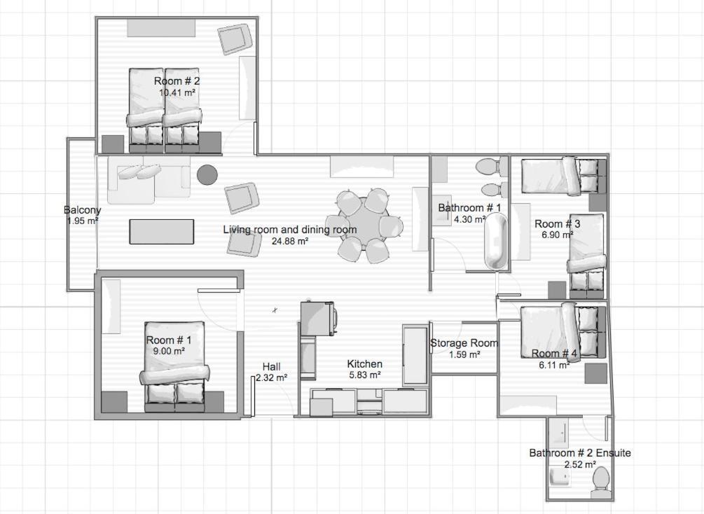 Acogedor 8pax 4bdr 2bth - Cozyhomesevilla1 * Sevilla